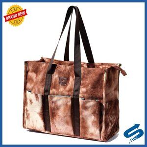 Utility Tote Bag Waterproof Zip Top Large Capacity Teacher Work Women Beach